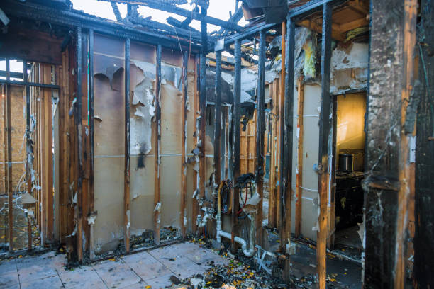 Professional Soot Cleanup technician working in Upper Darby, PA